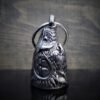Hog Head - Pewter - Motorcycle Spirit Bell - Made In USA - SKU BB35-DS