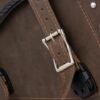 Saddlebags - Leather - Vintage Brown - Studs - Motorcycle Luggage - SD4065-STUD-BRN24-DL