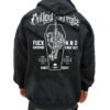 Men's Biker Hoodie - Outlaw Threadz - F Around and Find Out - Coffin - MZ24-DS