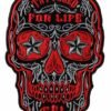 Skull With Tattooed For Life TFL Vest Patch - PPA8000-HI