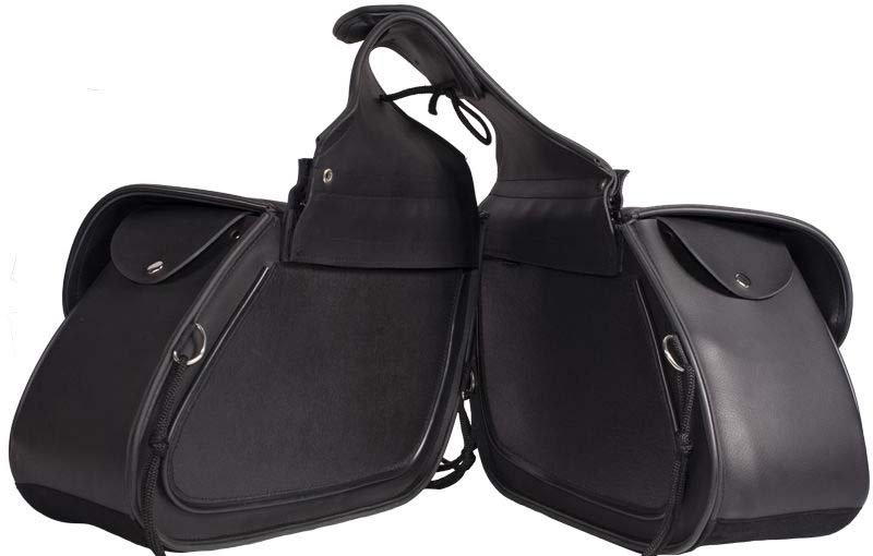 Saddlebags - PVC - Flame - Gun Holster - Motorcycle - SD-FLAME-PV-DL