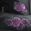 Bloom - Women's Leather Motorcycle Jacket With Embroidered Roses - SKU FIL197SDMZ-FM