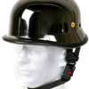 Novelty Motorcycle Helmet - Black Chrome - German - HC102-01-DL Size Chart