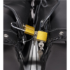 Slanted PVC Motorcycle Saddlebags with Studs - Motorcycle Luggage - SKU SD4054PV-DL