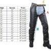 Leather Motorcycle Chaps - Braid Design - Men or Women - C326-01-CN-DL