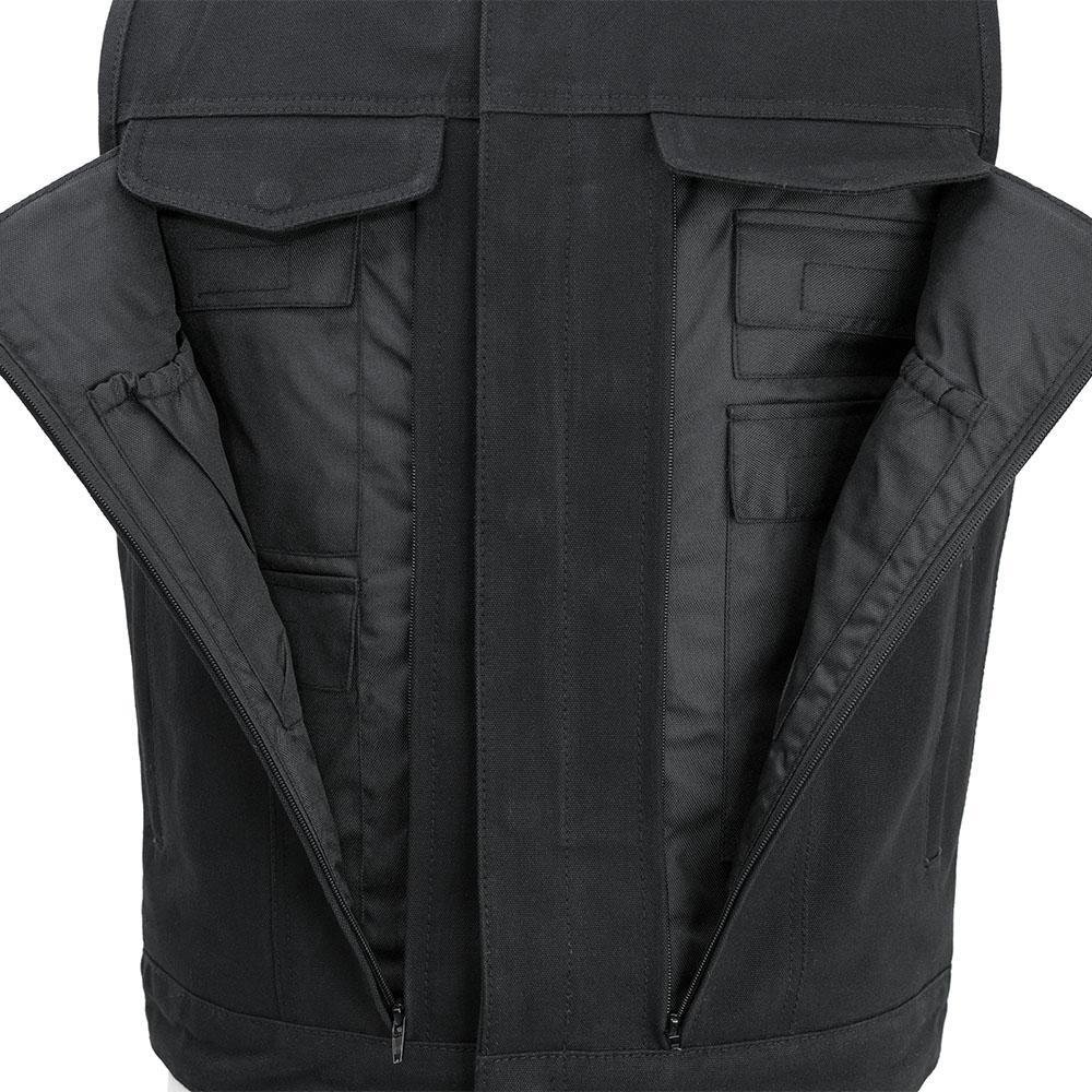 Fairfax V2 - Men's Motorcycle Canvas Vest - SKU FIM633CNVS-FM