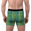Burlap Texture - Blue to Green Gradient - Men's Boxer Briefs (AOP)