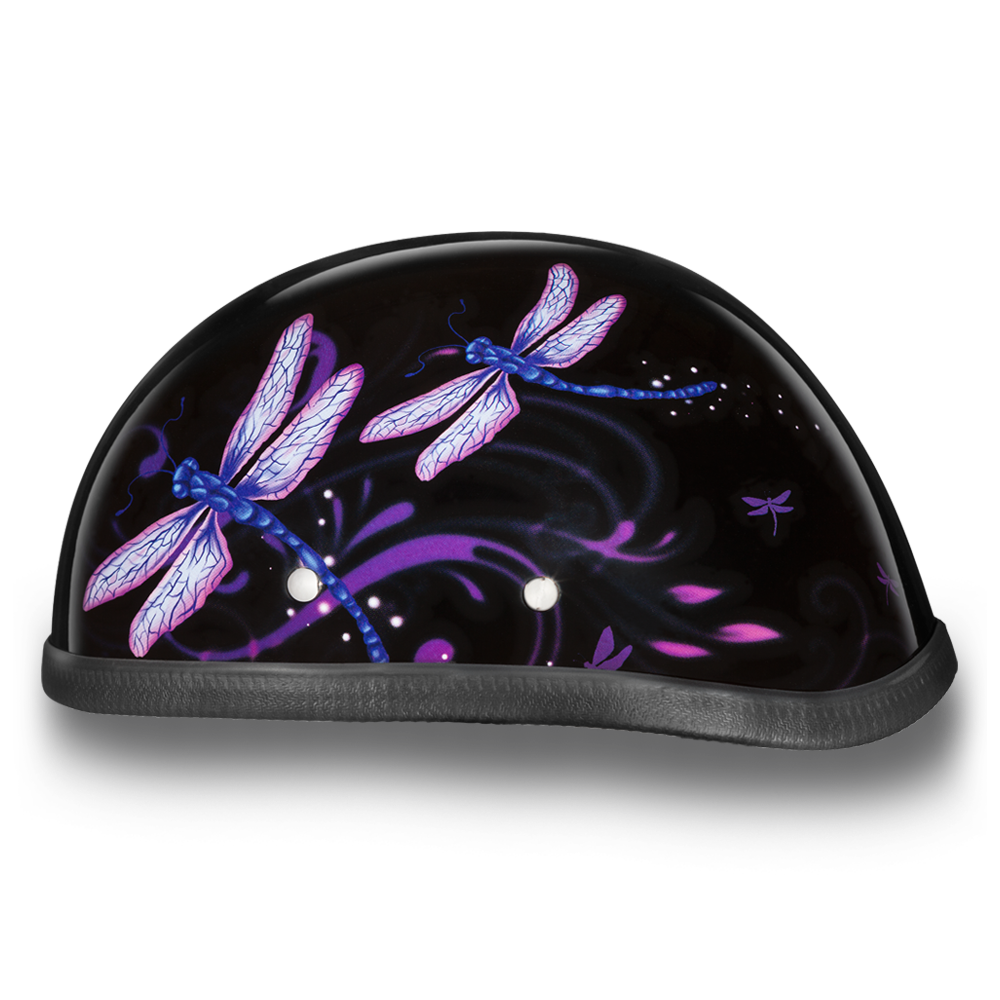 Novelty Motorcycle Helmet - Dragonfly - Eagle Shorty - 6002DF-DH