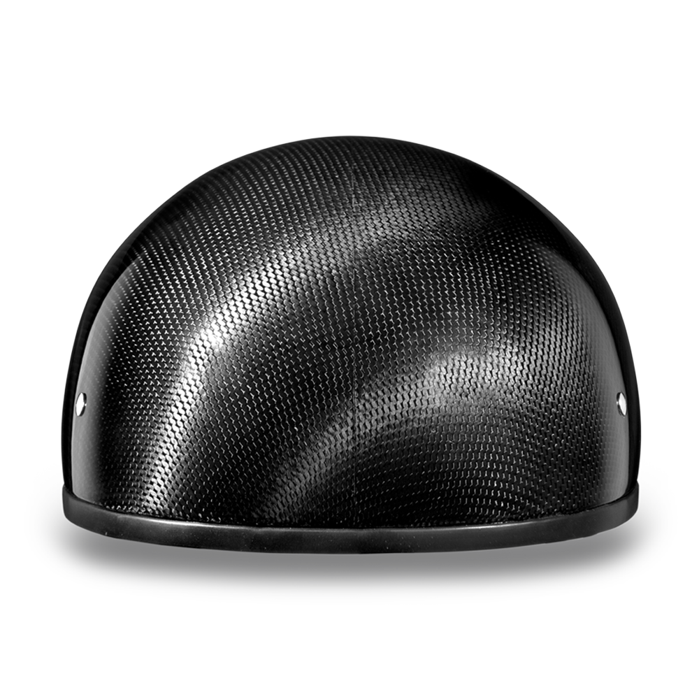 Real Carbon Fiber - DOT Daytona Skull Cap Motorcycle Helmet - With Or Without Visor - D2-G-GNS-DH