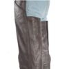 Leather Chaps - Thigh Stretch - Brown - Up To 9XL - Men or Women - C332-BROWN-DL