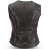 Motorcycle Leather Vest - Women's - Taylor - FIL560-NOC-FM Motorcycle Leather Vest - Women's - Taylor - FIL560-NOC-FM