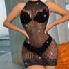 Fishnet Dress - Women's - Body Suit - Lingerie - Many Colors - TZ103-DL