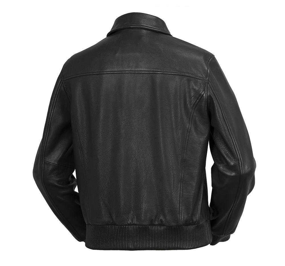 Leather Bomber Jacket - Men's - Castor - WBM2351-FM