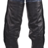 Leather Assless Chaps - Braid Design - Men or Women - C4326-04-DL