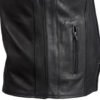 A Men's Classic Motorcycle Club Vest - Leather - Concealed Carry Pockets - MV8014-DL