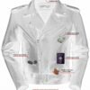 Leather Motorcycle Jacket - Men's - Armored - Up To 12XL - DS761-DS