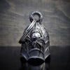 Spider - Pewter - Motorcycle Gremlin Bell - Made In USA - SKU BB29-DS