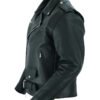 Leather Motorcycle Jacket - Men's - Armored - Up To 12XL - DS761-DS