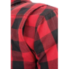 Flannel Motorcycle Shirt - Men's - Armor - Up To Size 5XL - Red Black Plaid - SHR11-CC-DL