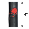 Pony Tail Holder - Hair Accessories - Roses - Choice of Colors - 4 Inches - 9176-UN