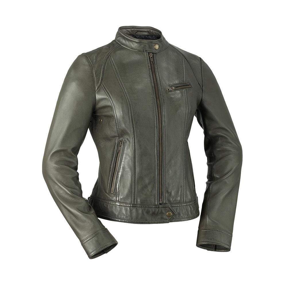 Leather Jacket - Women's - Many Colors - Favorite - WBL1025-WB