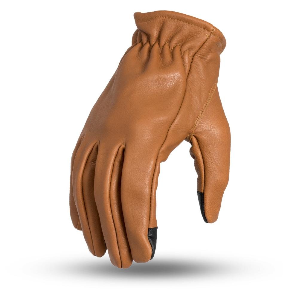 Leather Motorcycle Gloves - Men's - Choice Of Colors - Roper - FI211-FM