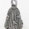 Bee Skep - Pewter - Motorcycle Guardian Bell - Made In USA - SKU GB-BEE-SKEP-DS
