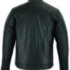 Leather Shirt - Men's - Full Cut - Up To Size 5XL - Concealed Carry Pockets - DS788-DS