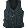 Leather Vest - Women's - Concealed Gun Pockets - Grommets - LV8500-07-DL Size Chart