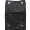 Leather Belt Bag - Teal Blue - Gun Pocket - Tribal Heart Design - Handbag - BAG36-EBL1-TEAL-DL