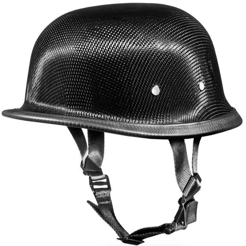 Novelty Motorcycle Helmet - Real Carbon Fiber - German - 2004G-DH