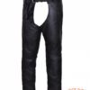 Leather Chaps - Unisex - Black - Motorcycle - 720-00-UN Size Chart