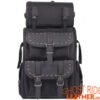 Sissy Bar Bag - Studs - Medium - PVC and Textile - Motorcycle Gear - SB11-MED-STUD-DL