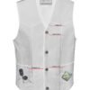 Leather Motorcycle Vest - Men's - Buffalo Nickel Snaps - Gun - Up To 9XL - DS115-DS