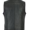 Leather Motorcycle Vest - Men's - Perforated - Club - Up To 8XL - DS183-DS