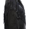 Women's Leather Motorcycle Jacket With Braid and Fringe - SKU LJ246-01-DL