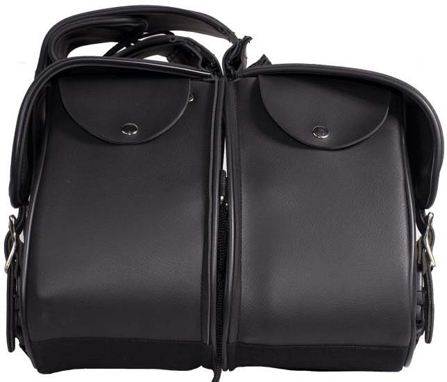 Saddlebags - PVC - Flame - Gun Holster - Motorcycle - SD-FLAME-PV-DL