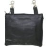 Leather Belt Bag - Lime Green - Gun Pocket - Flying Skull Design - Handbag - BAG36-EBL10-LIME-DL