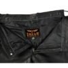 Leather Chap Pants - Men's - Side Zipper - Motorcycle - C1002-88-DL