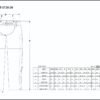 Leather Chaps - Unisex - Black Rub Off - Motorcycle - 720-RUB-UN Size Chart