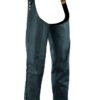 Men's Beltless Leather Chaps - Unisex Motorcycle Chaps - DS-424-DS