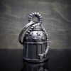Stars and Stripes - Pewter - Motorcycle Gremlin Bell - Made In USA - SKU BB26-DS