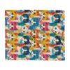 Oil Painting Kittens - 3 Different Sizes - Multi Colors - Arctic Fleece Blanket