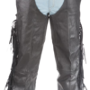 Leather Chaps - Braid and Fringe - Up To 10XL - Unisex - C337-RC-DL