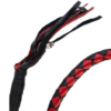Get Back Whip - Black and Red Leather - 50 Inches - SKU GBW6-11L-DL