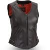 Motorcycle Leather Vest - Women's - Taylor - FIL560-NOC-FM Motorcycle Leather Vest - Women's - Taylor - FIL560-NOC-FM