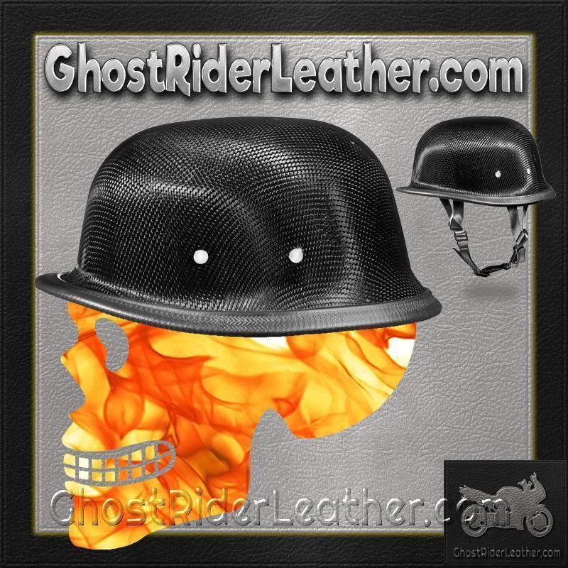 Novelty Motorcycle Helmet - Real Carbon Fiber - German - 2004G-DH