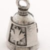 Maple Leaf - Pewter - Motorcycle Guardian Bell® - Made In USA - SKU GB-MAPLE-LEAF-DS