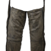 Mens Leather Chaps in Naked Distressed Brown Leather - SKU C334-12-DL Mens Leather Chaps in Naked Distressed Brown Leather - SKU C334-12-DL