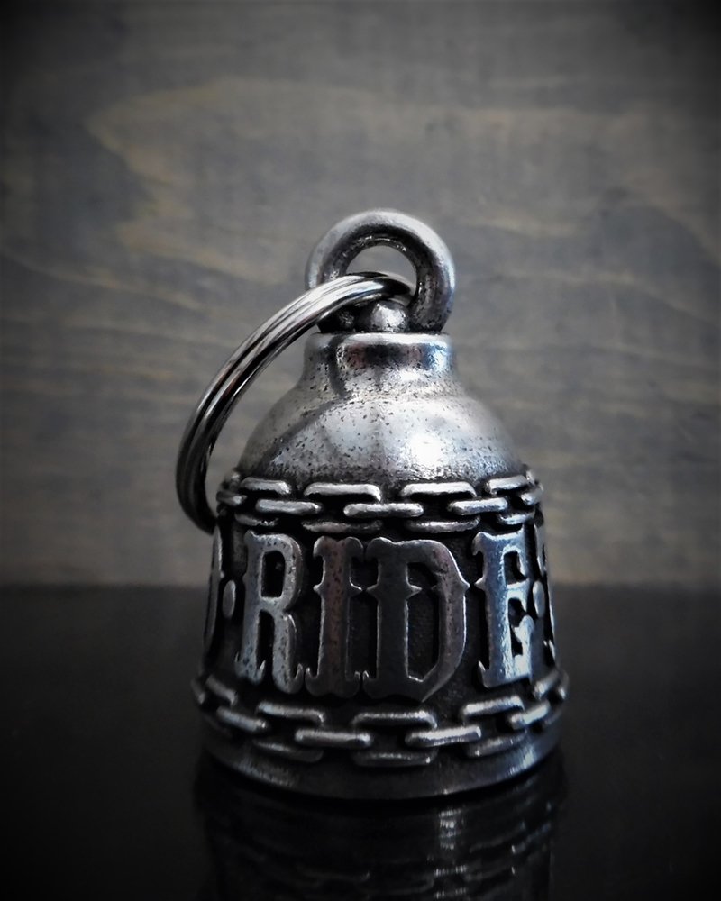 Live To Ride - Pewter - Motorcycle Spirit Bell - Made In USA - SKU BB89-DS